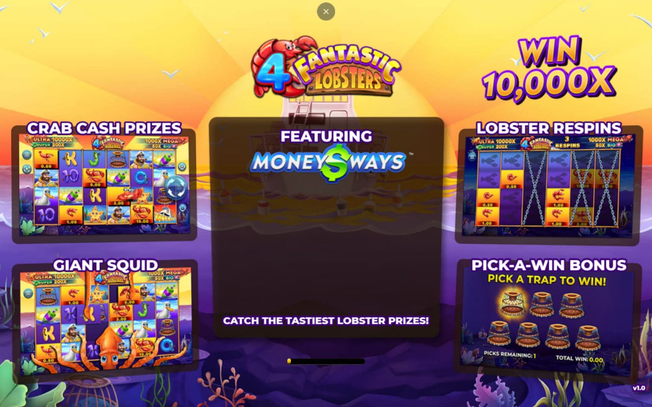 4 Fantastic Lobsters Game
